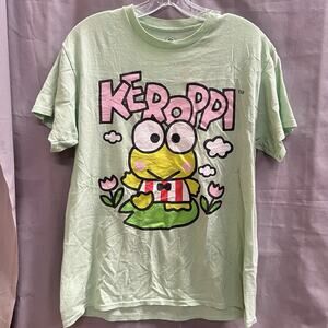 Sanrio Keroppi t-shirt in light green Size Small Anime BR2181